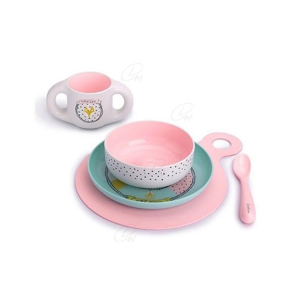 VAJILLA INFANTIL NIÑA 6M