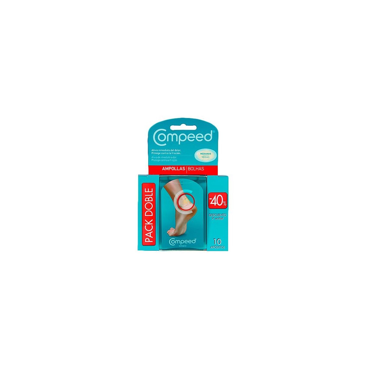 COMPEED AMPOLLAS T MED 10 U