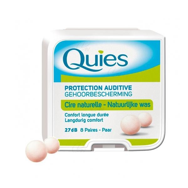 QUIES TAPONES OIDOS CERA NATURAL 16 U