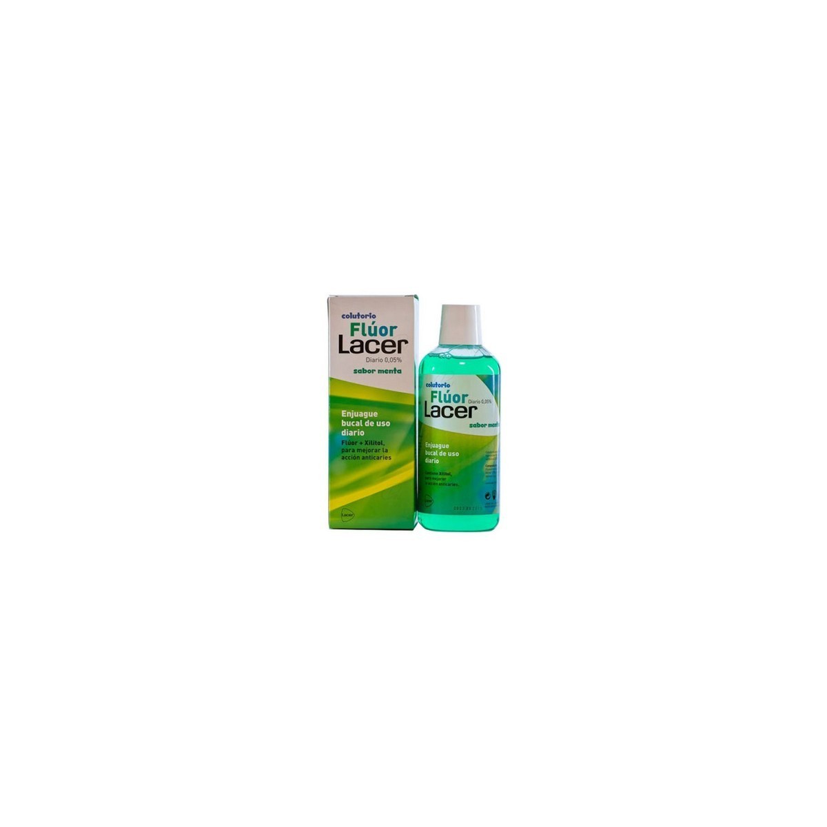 LACER COLUTORIO FLÚOR DIARIO 005   MENTA 500 ML