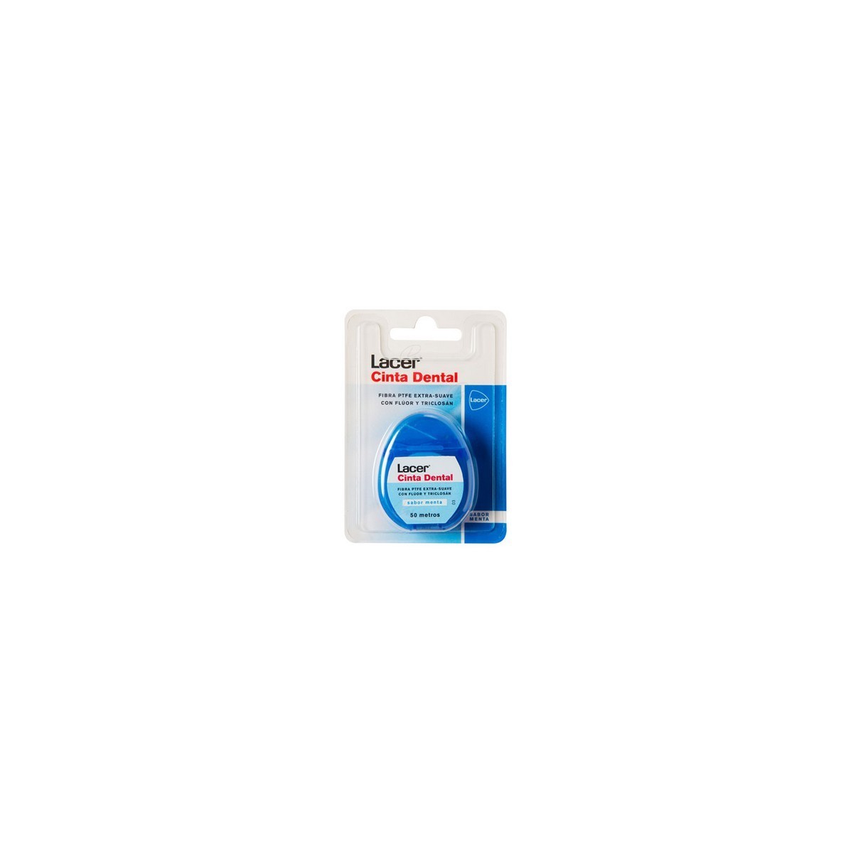 CINTA DENTAL LACER FLUOR Y TRICLOSAN 50 M