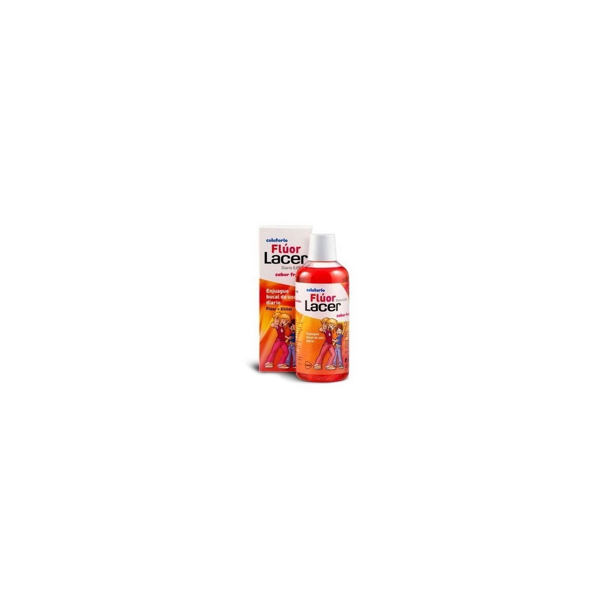 LACER COLUTORIO FLUOR DIARIO 005  FRESA 500 ML