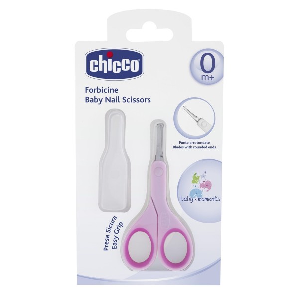 CHICCO TIJERA SEGURIDAD ROSA
