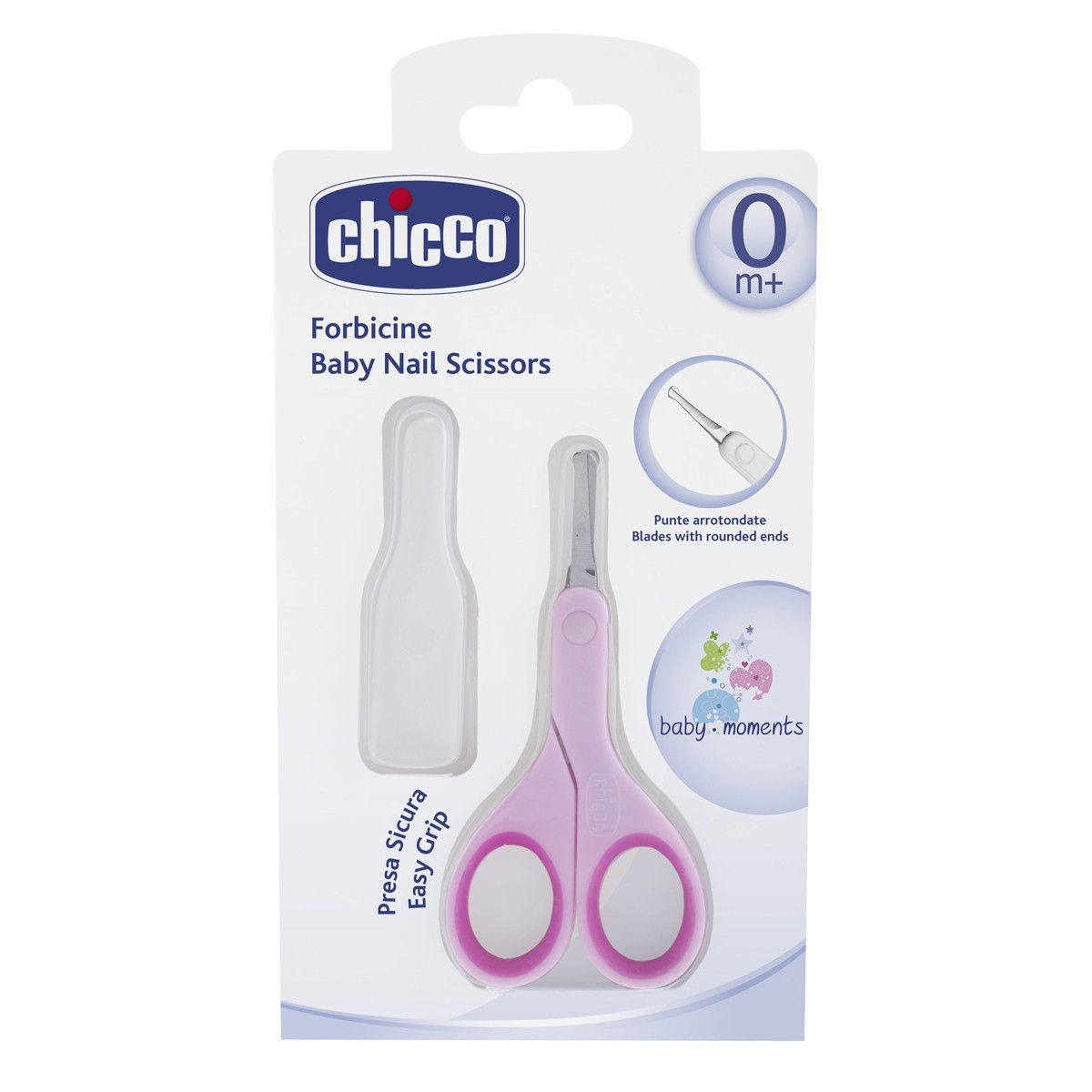 CHICCO TIJERA SEGURIDAD ROSA