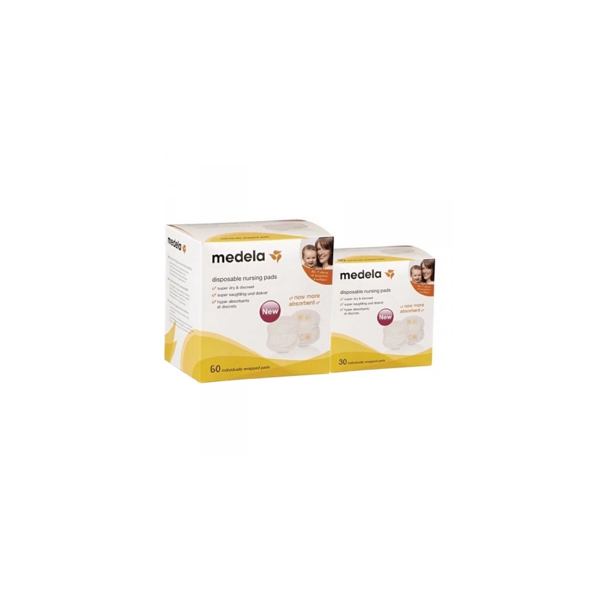 Medela  Discos Absorbentes 60  30 Uds