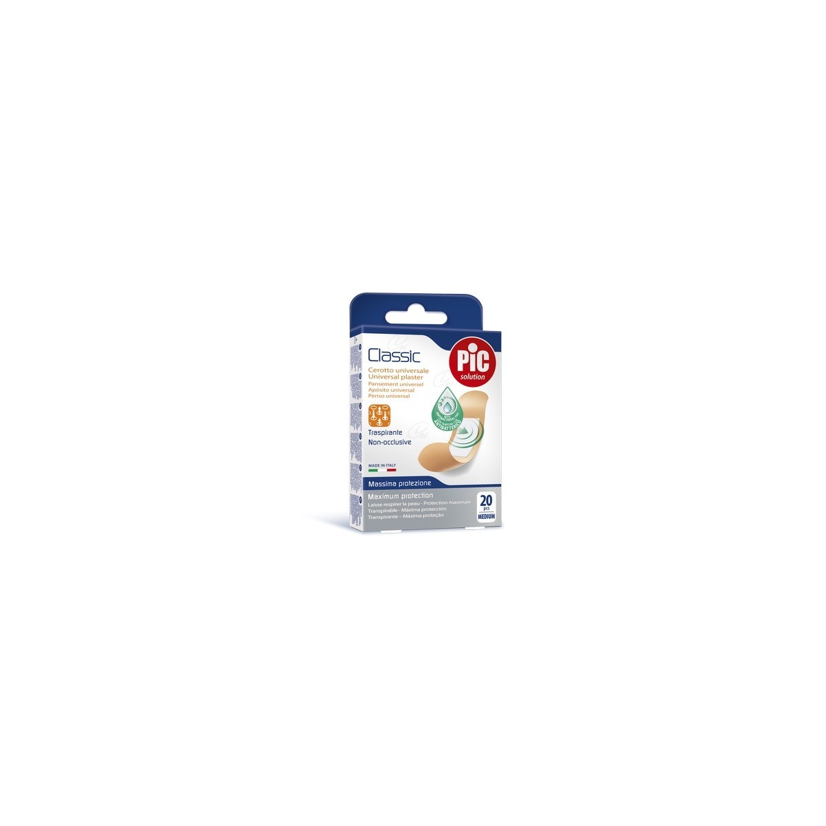 CLASSIC ANTIBACTERIANO 19 X 72 MM 20 UDS