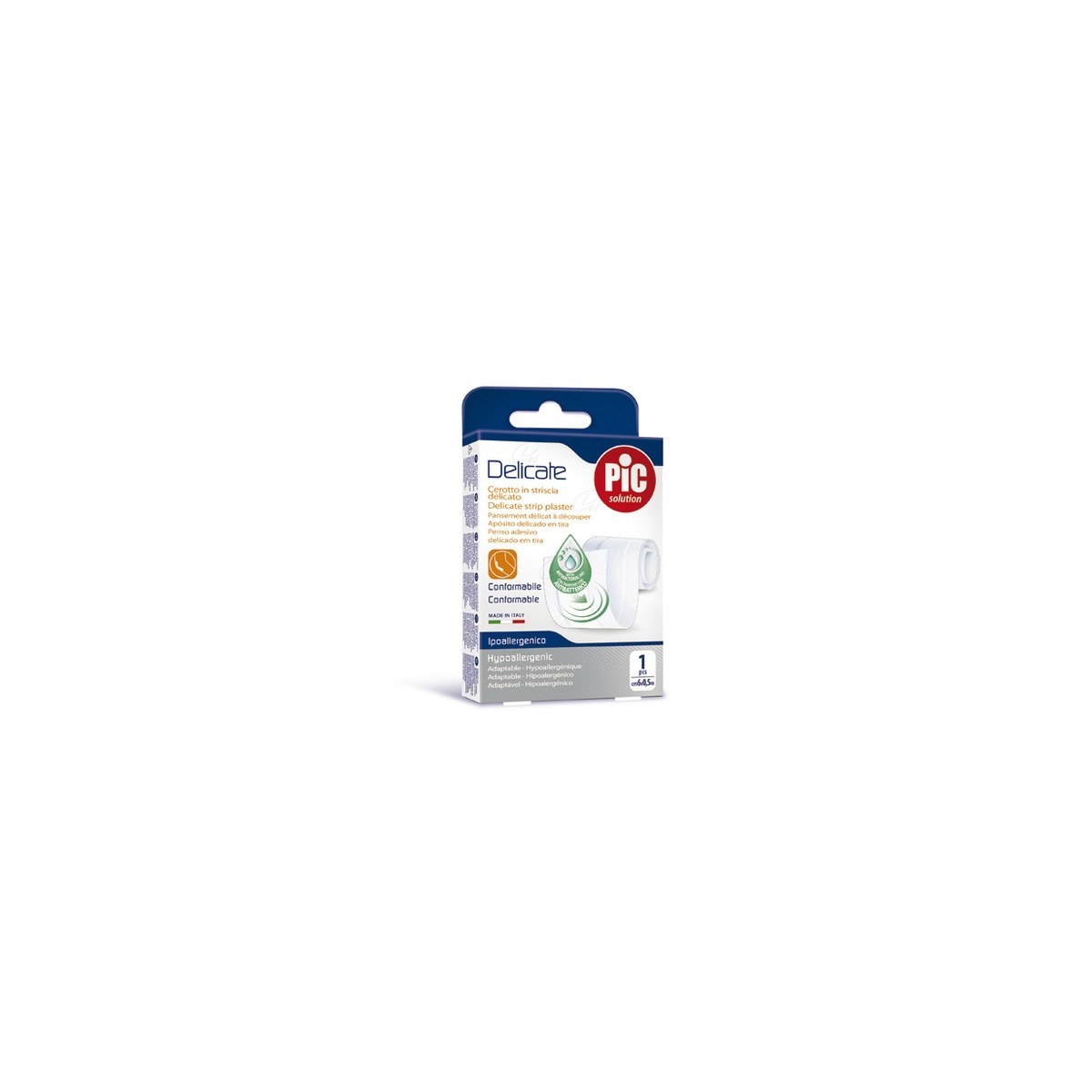 DELICATE ANTIBACTERIANO TIRA COLOR PIEL 8CMX05M