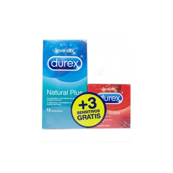 DUREX NATURAL PLUS 12 3 SENSITIVOS GRATIS