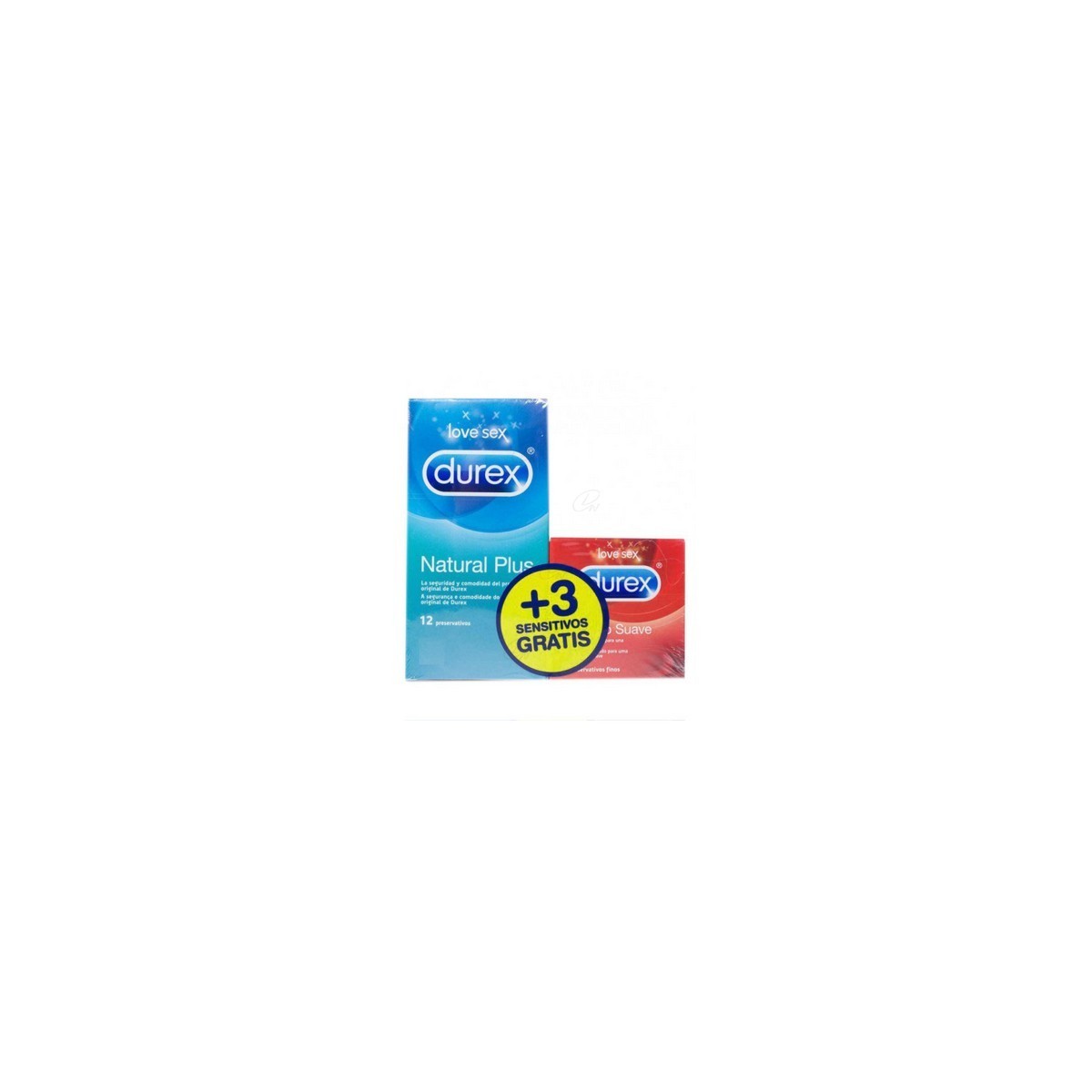 DUREX NATURAL PLUS 12 3 SENSITIVOS GRATIS