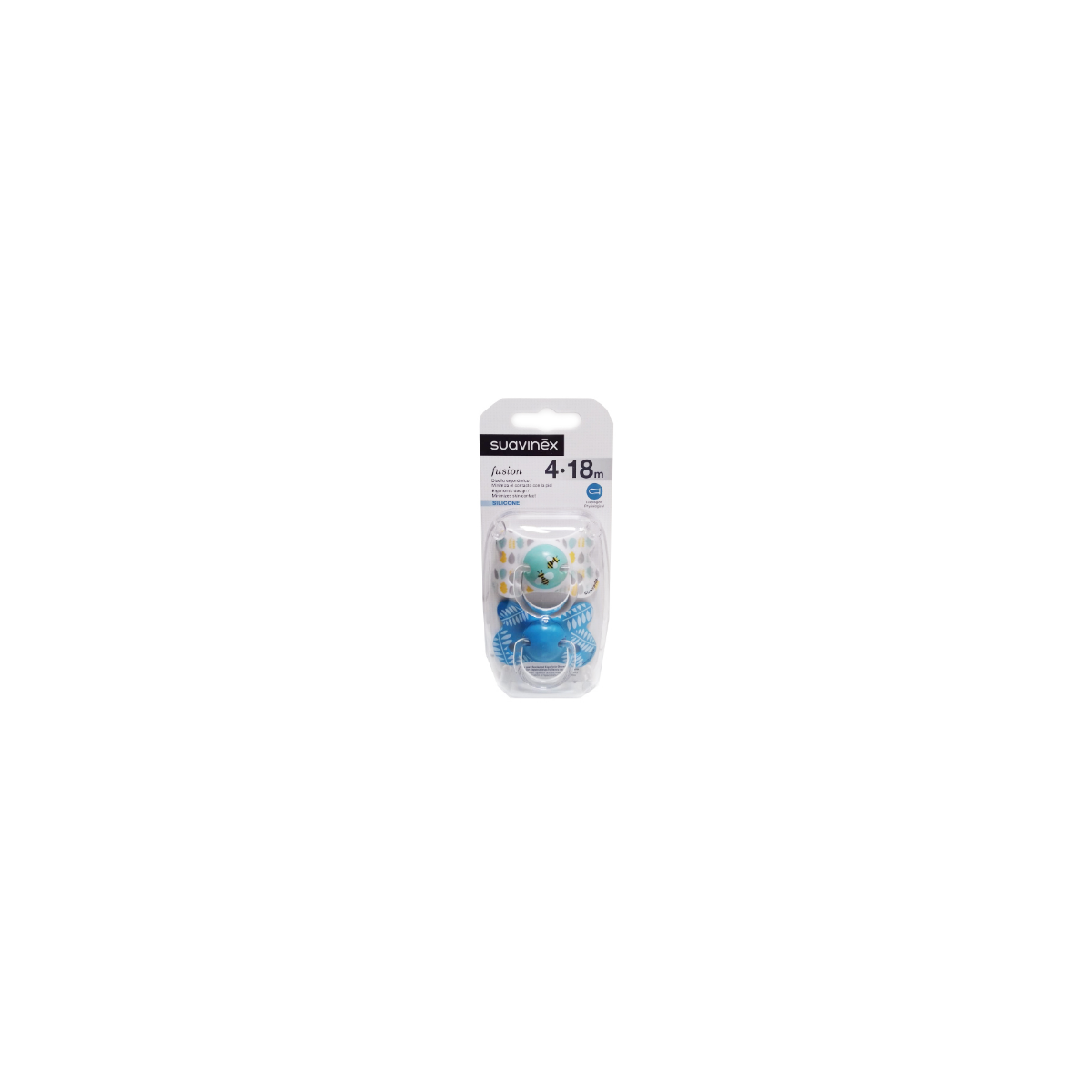SUAVINEX CHUPETE FUSION SILICONA 418M  2 UD FIS