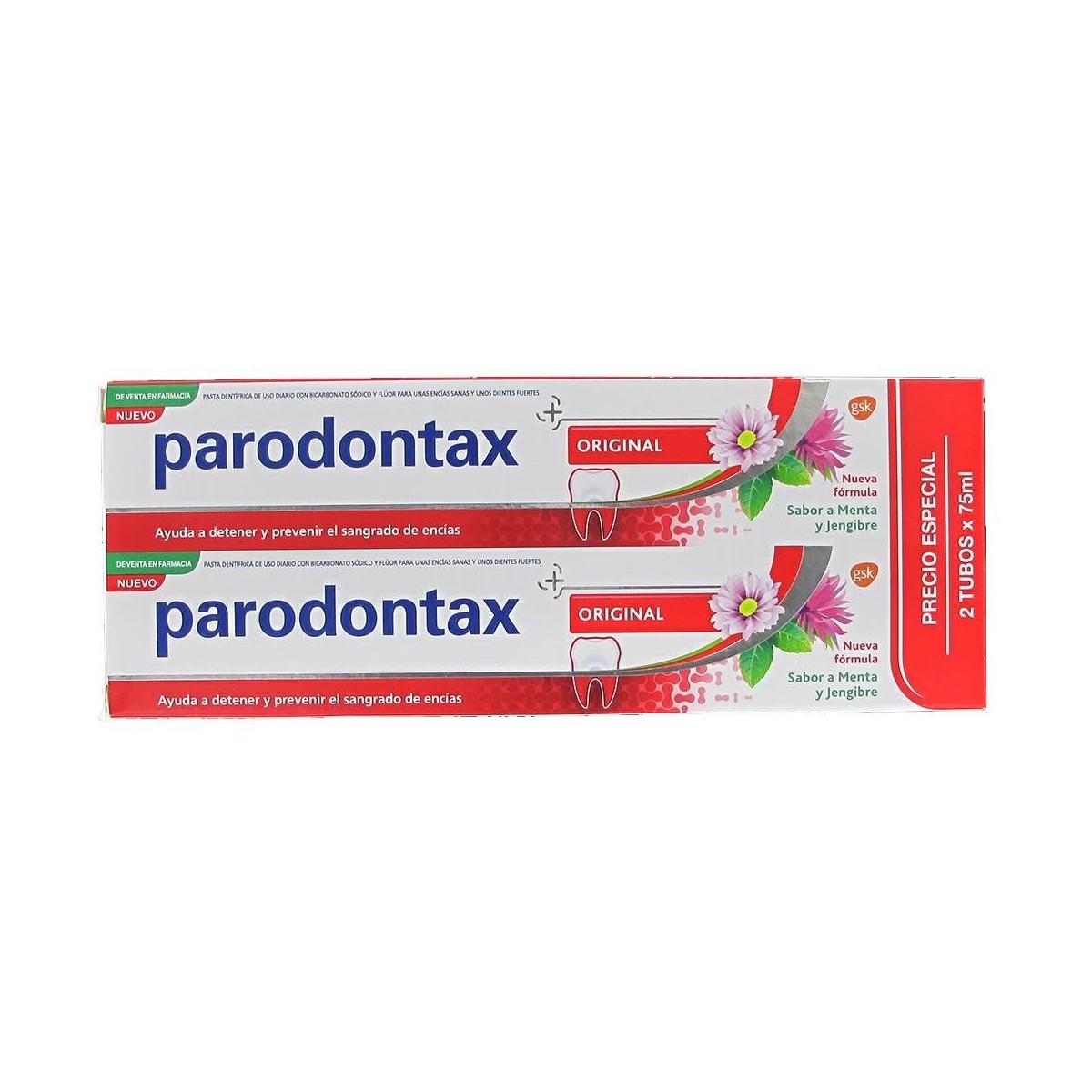 PARODONTAX HERBAL ORIGINAL 2 X 75 ML