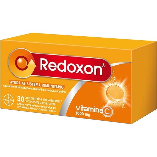REDOXON VIT C 1G NARANJA 30 COMP EFERVESCENTES