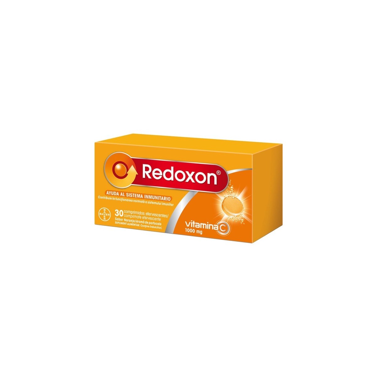 REDOXON VIT C 1G NARANJA 30 COMP EFERVESCENTES