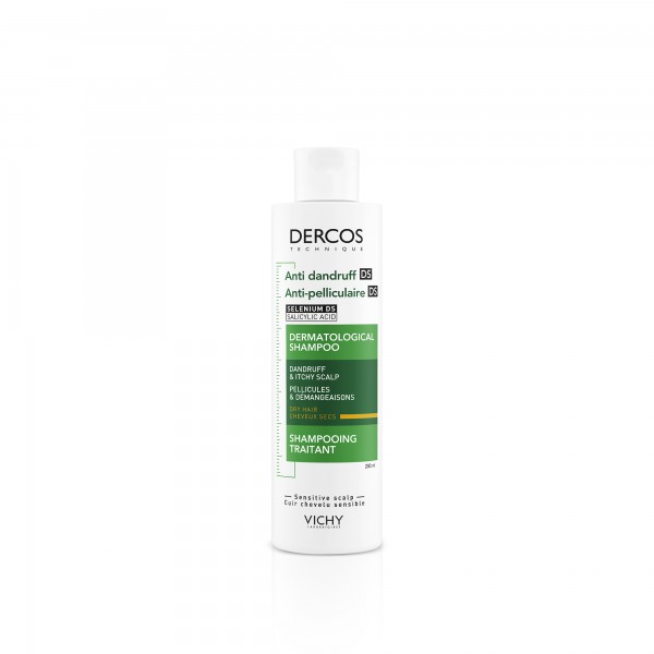 DERCOS CHAMPU ANTICASPA SECA 200 ML