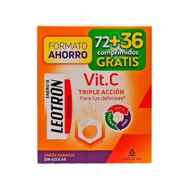 LEOTRON VITAMINA C 72 COMP + 36 COMP GRATIS