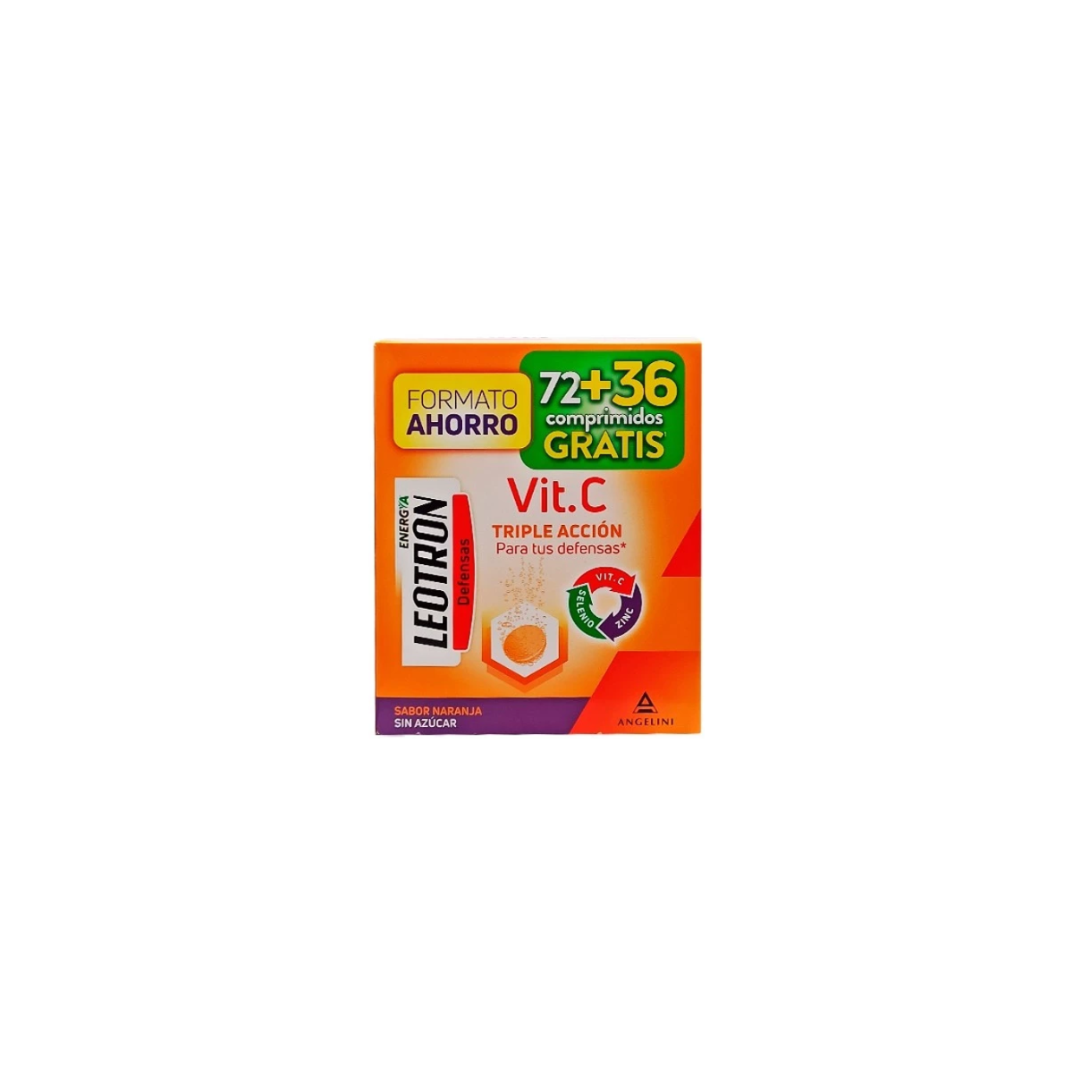 LEOTRON VITAMINA C 72 COMP + 36 COMP GRATIS
