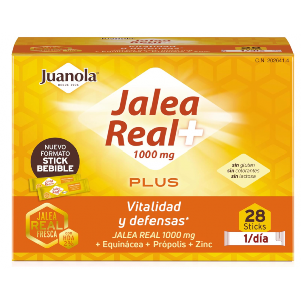 JUANOLA JALEA REAL PLUS 28 SOBRES