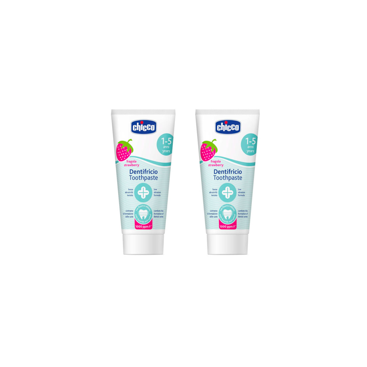 CHICCO PASTA DE DIENTES PACK AHORRO FRESA 50 ML