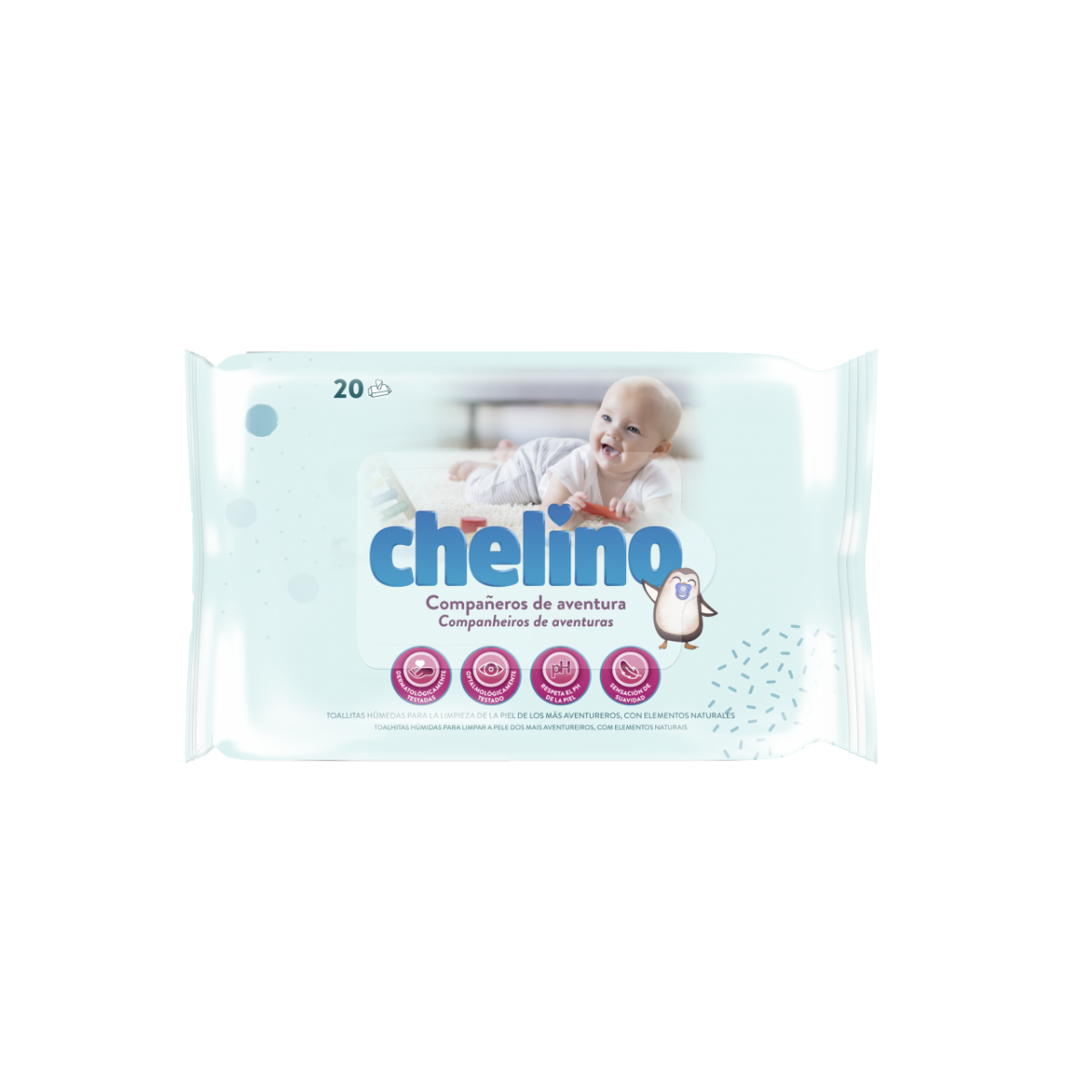 CHELINO TOALLITAS INFANTILES 20 UD