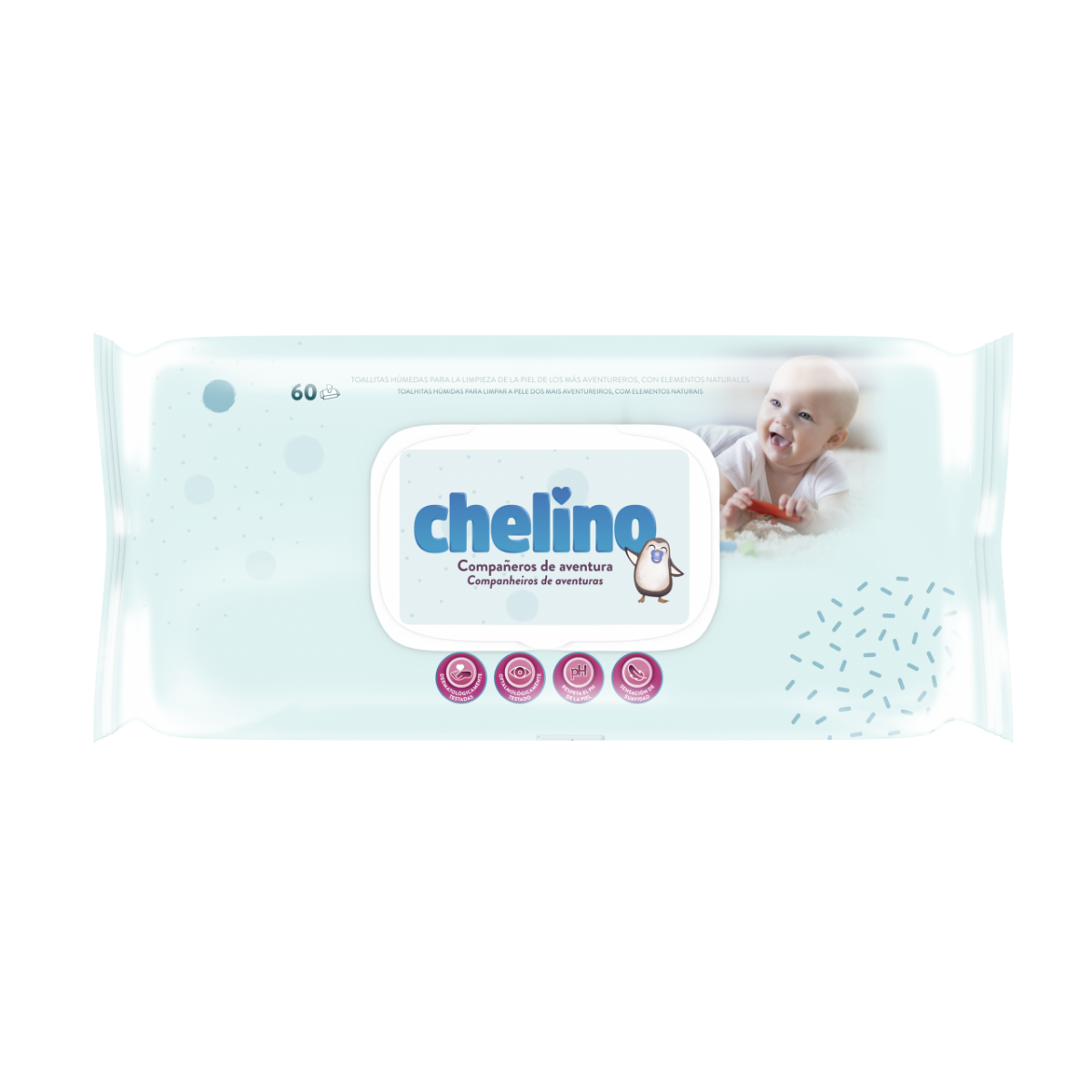 CHELINO TOALLITAS INFANTILES 60 UD