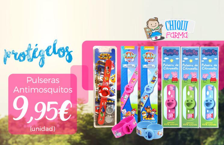 ¡Protege a tus hij@s de los mosquitos con las pulseras más molonas!