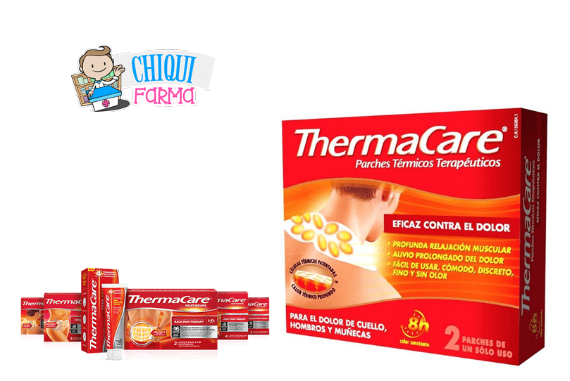 THERMACARE PARCHES ALTERNATIVA TERAPÉUTICA POR CALOR PARA EL ALIVIO DEL DOLOR